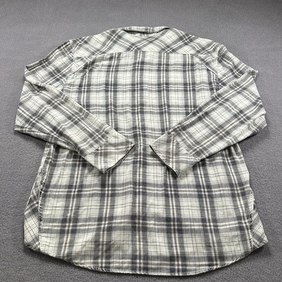 BKE Buckle Vintage 1967 Athletic Fit Pearl Snap Short Sleeve Shirt Plaid Men XXL - Picture 5 of 7